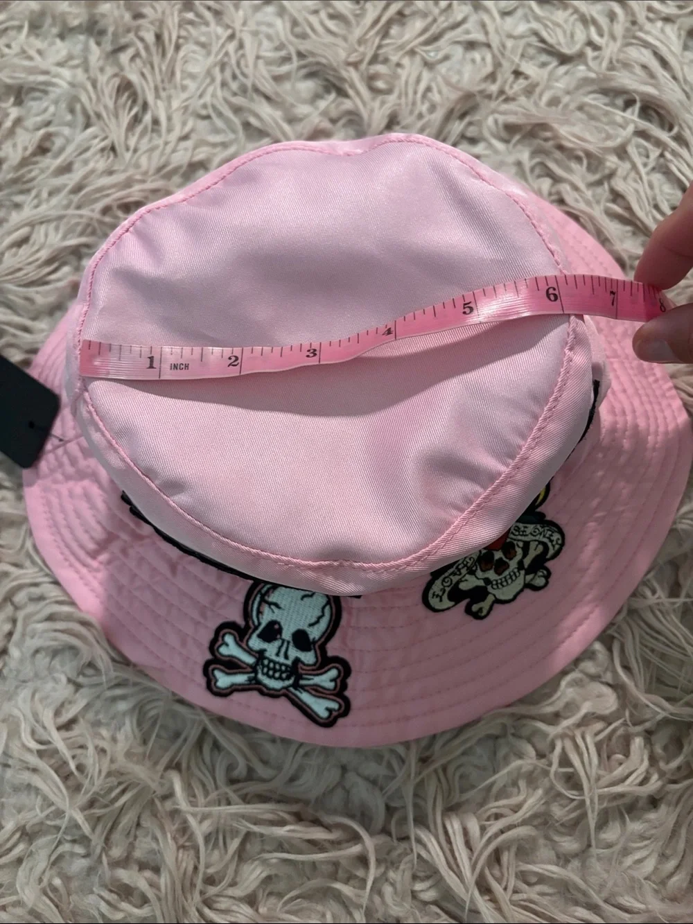 NWT Ed Hardy Graphic Patch Bucket Hat